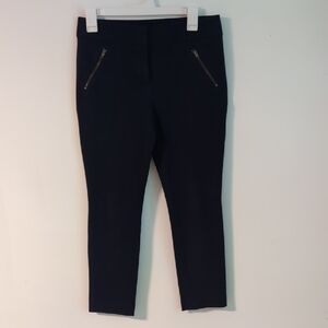 LOFT Navy Modern Skinny Ankle Pants